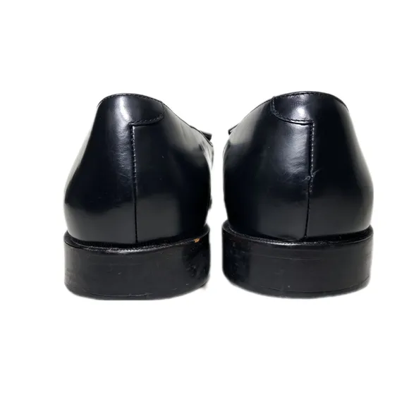 Bostonian Shoes Classics Mens Shoes Black Leather Tassled Loafers Dress Shoes 13