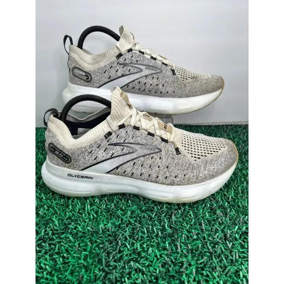 Brooks Glycerin 20 Stealthfit 1203721B163 Gray Running Sneaker Shoes Women 9.5B‎