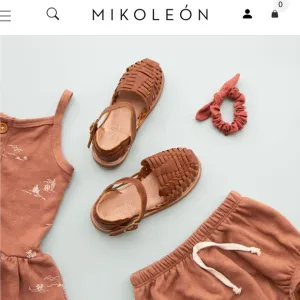 Brown Mikoleon Kids Sandals