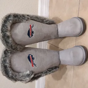Buffalo Bills Faux Suede Boots Size 11 New
