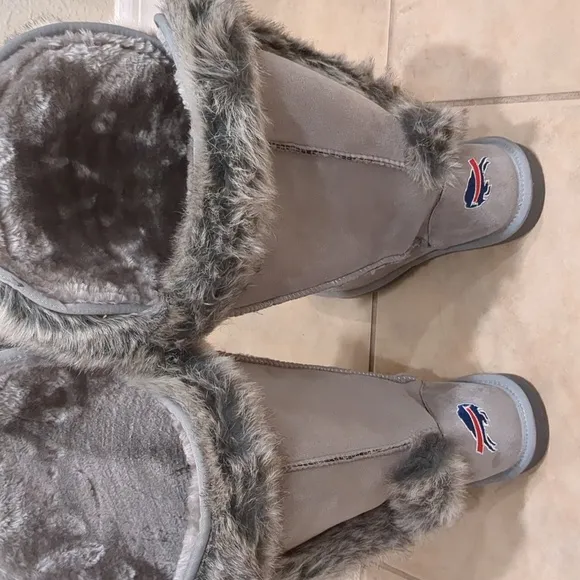Buffalo Bills Faux Suede Boots Size 11 New