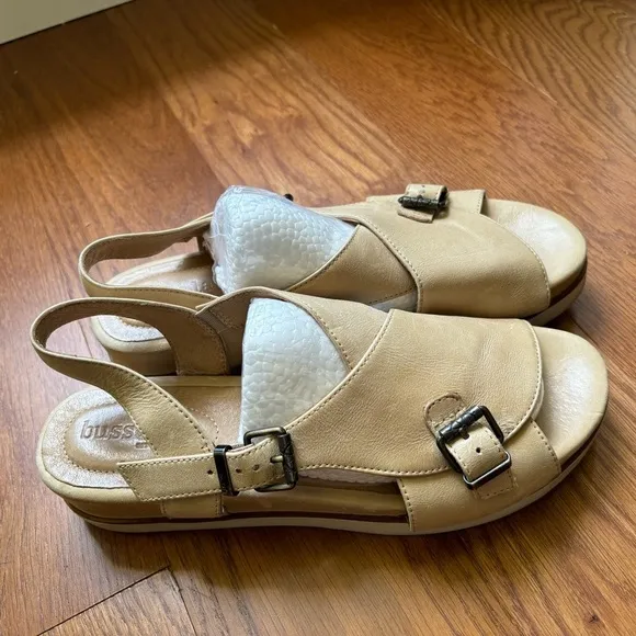 BUSSOLA Real Leather open toe sandals