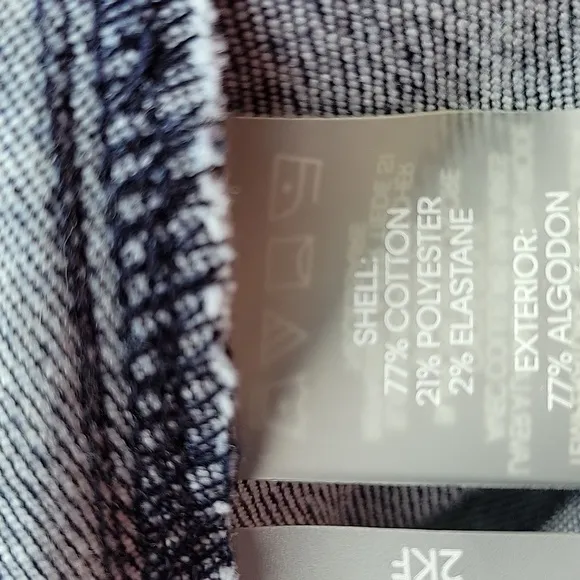 Calvin Klein Denim Mini Skirt  Dark Wash Size 14 NWT