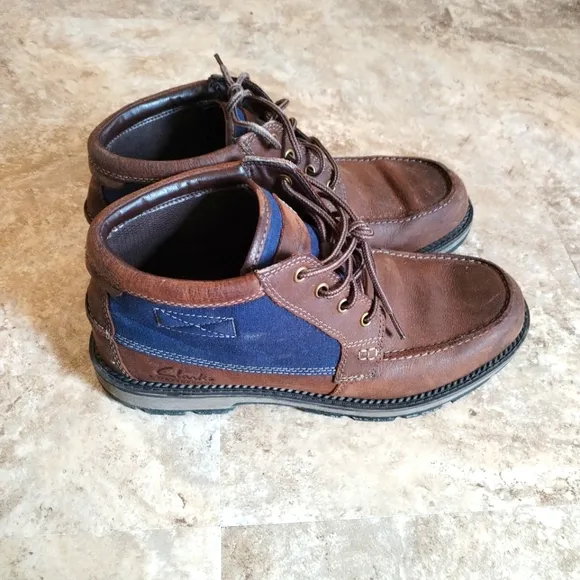 Casual Brown and Blue Men's Shoes