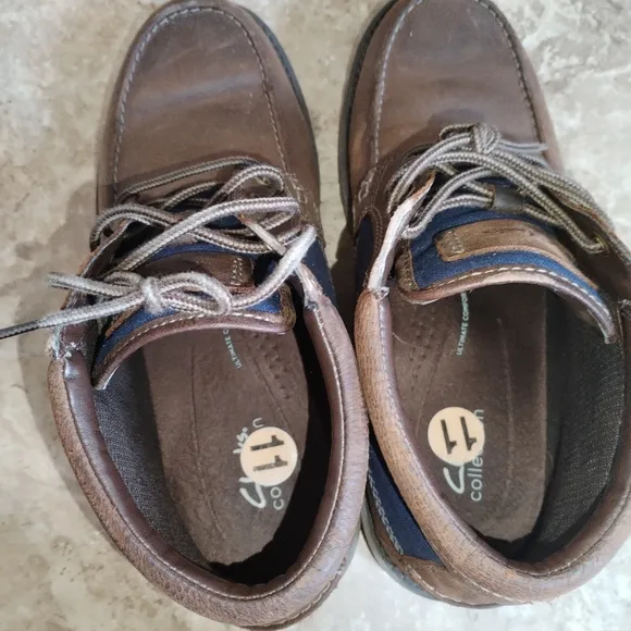Casual Brown and Blue Men's Shoes