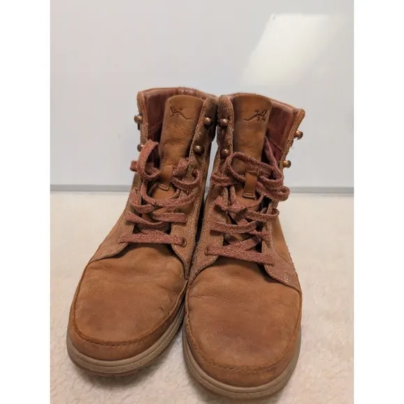 Chaco Sierra 9 Women's Lace Up Waterproof Boots In Adobe Shade Brown Boots