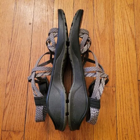 Chaco Womens ZX/2 Classic Sandals Grey 8 Summer Beach Vacation Outdoors