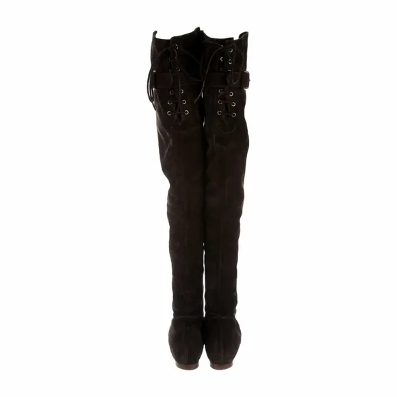 Chloe Crosta Suede Over the Knee Boots