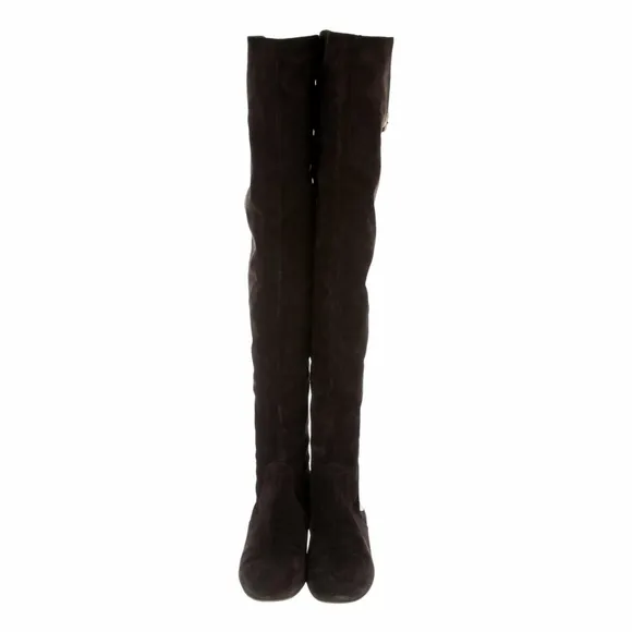 Chloe Crosta Suede Over the Knee Boots