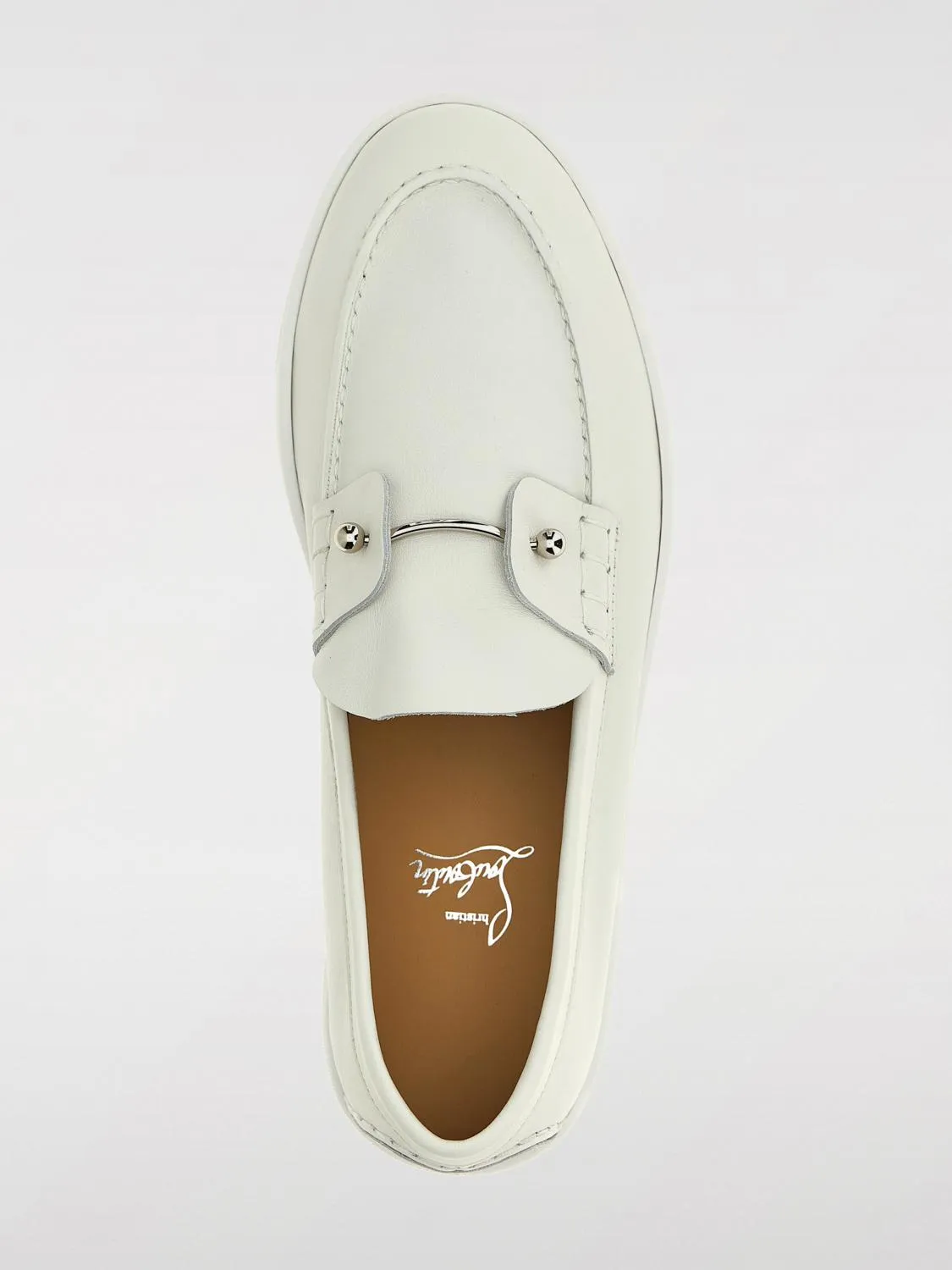 Christian Louboutin Loafers Men White