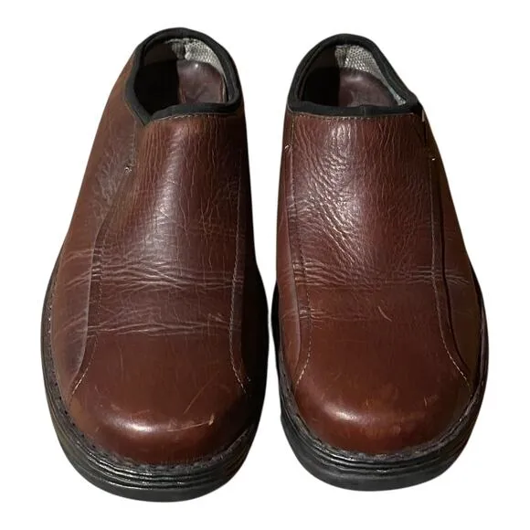 Clarks Mens Round Toe Pilton Ease Sandal Loafers Brown Size 9M