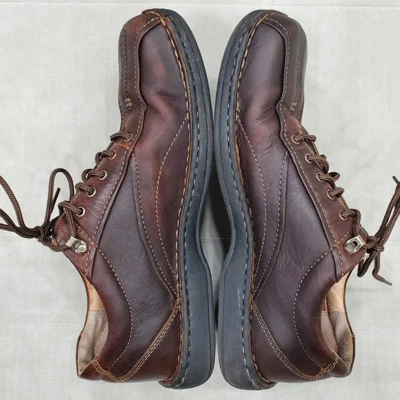 Clarks Nebulae oxford shoes men's size 9.5 brown leather casual walking