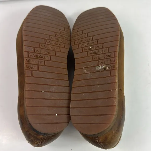 Clarks Shacre II Run Shoes Brown Leather  Mens Moccasin