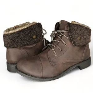 Cliffs By White Mountain Size 7 Womens Faux Fur Outdoors Boots