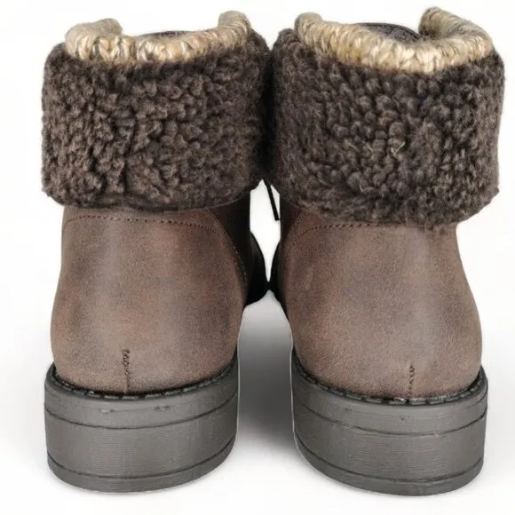 Cliffs By White Mountain Size 7 Womens Faux Fur Outdoors Boots
