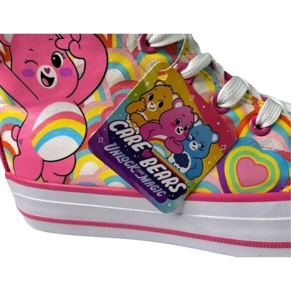 Cloudco Entertainment Care Bear Girls Shoes Size 4 Youth Unlock The Magic