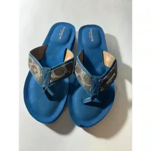 Coach Blue Sandals