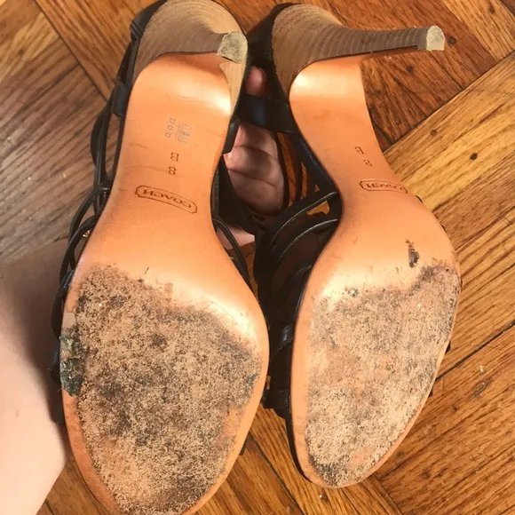 Coach Cage Sandals in EUC