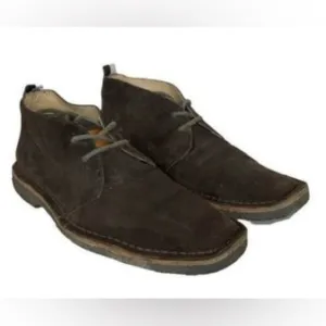 Coach Mens Anthony Chukka Boots 9 Brown Suede