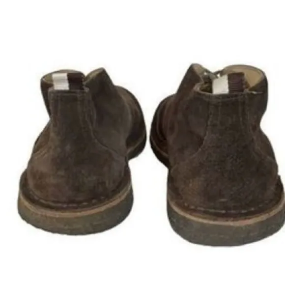Coach Mens Anthony Chukka Boots 9 Brown Suede
