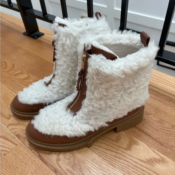 Coach Shearling Ankle Boots