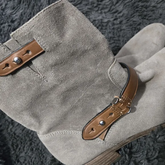 Coach | Slate Amy Suede Boots Sz 7.5