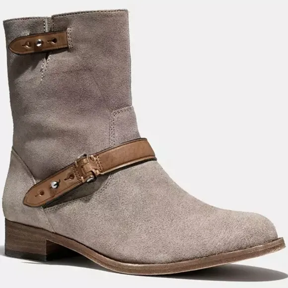 Coach | Slate Amy Suede Boots Sz 7.5