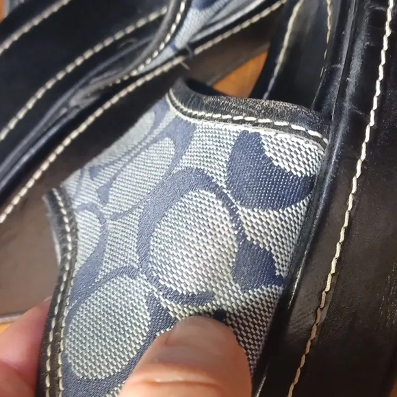 Coach wedge sandals