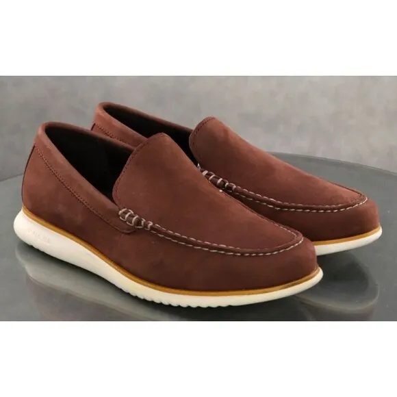 Cole Haan 2.Zero Grand Venetian $160 Men's Chestnut Loafer Shoes Sz 7 C38819 EUC