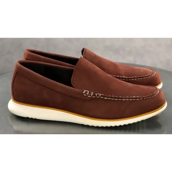 Cole Haan 2.Zero Grand Venetian $160 Men's Chestnut Loafer Shoes Sz 7 C38819 EUC