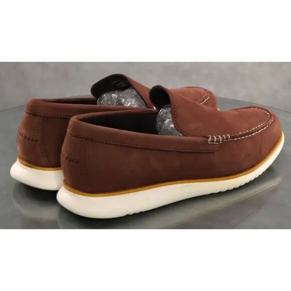 Cole Haan 2.Zero Grand Venetian $160 Men's Chestnut Loafer Shoes Sz 7 C38819 EUC
