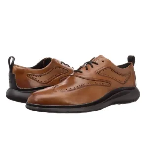 COLE HAAN 3.Zerogrand Wingtip Oxford Leather British Tan Men's Shoes Size 12M