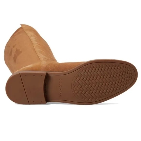 Cole Haan 'Chase' Knee-High Suede Boots, Golden Honey
