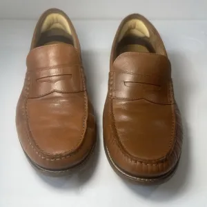 Cole Haan Jefferson Grand Penny Loafers Mens Size 10.5 M Brown Leather Shoes
