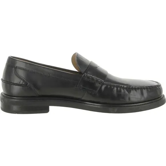 Cole Haan Mens Black Leather Loafers Shoes Used