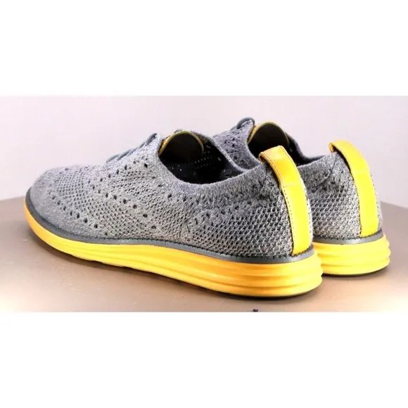 Cole Haan Original Grand Wing Knit Men's Casual Shoes Size 9.5 Gray C31066