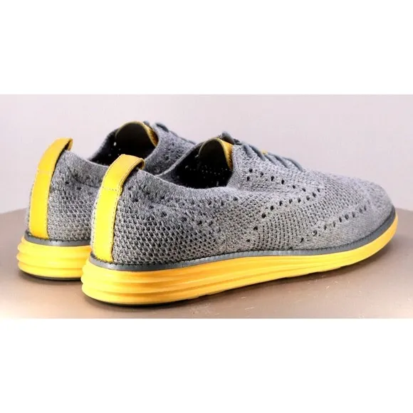 Cole Haan Original Grand Wing Knit Men's Casual Shoes Size 9.5 Gray C31066