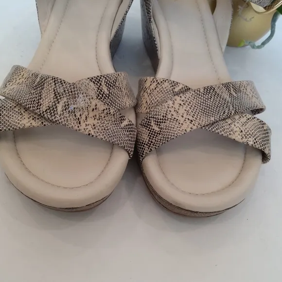 Cole Haan snake print sandals