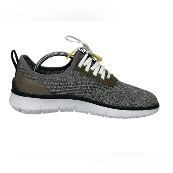 Cole Haan Zerogrand Mens 9 Gray Shoes Sneakers Athletic Casual Knit Lace
