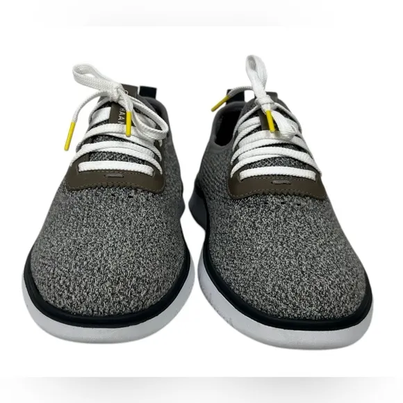 Cole Haan Zerogrand Mens 9 Gray Shoes Sneakers Athletic Casual Knit Lace