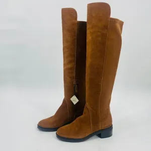 Cole Haan Size 5B Tan Water Resistant Suede Calgary Over the Knee Boots