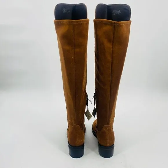 Cole Haan Size 5B Tan Water Resistant Suede Calgary Over the Knee Boots