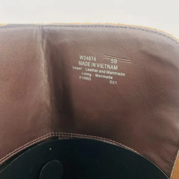 Cole Haan Size 5B Tan Water Resistant Suede Calgary Over the Knee Boots