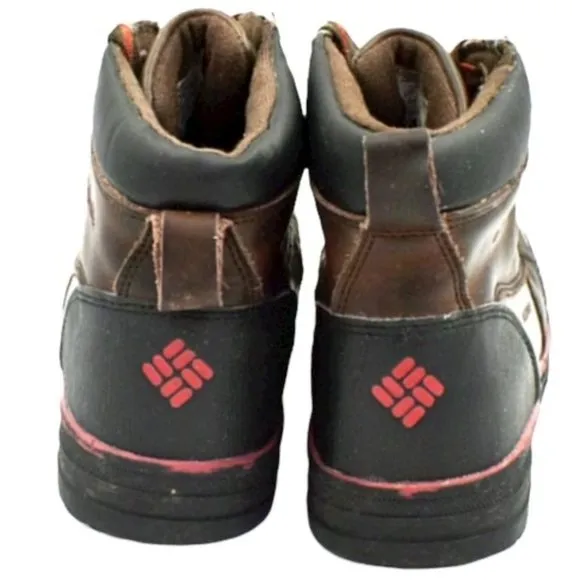 Columbia &quot;Wrangler Peak&quot; Waterproof Mid Top Pink Trim Boots
