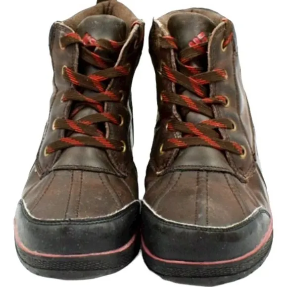 Columbia &quot;Wrangler Peak&quot; Waterproof Mid Top Pink Trim Boots