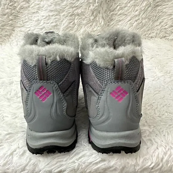 Columbia Charcoal Silcox Omni Heat waterproof Insulated Ankle Boots sz 9.5 NEW