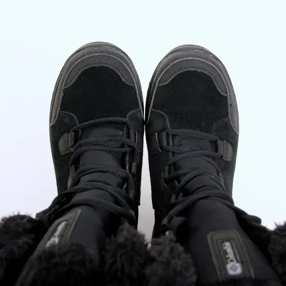 Columbia Ice Maiden II Waterproof Boots in Black Women Size 6