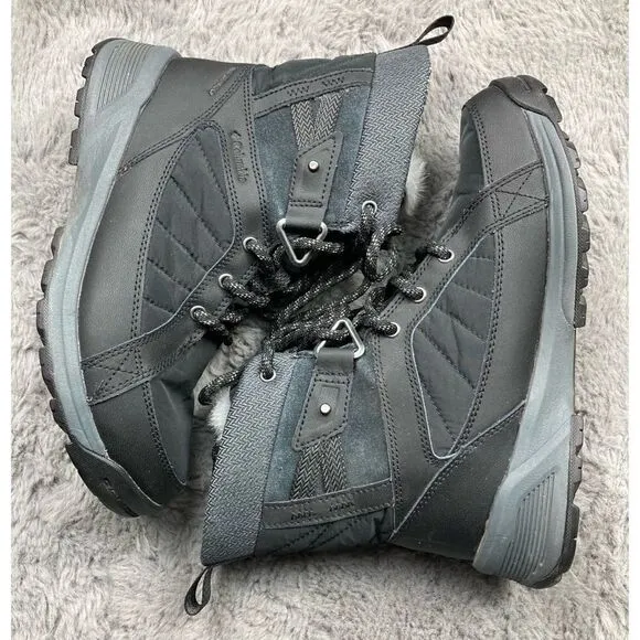 Columbia Meadows Shorty Omni Heat 3d winter boots with faux fur