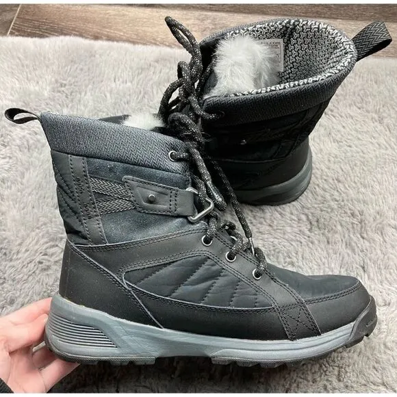 Columbia Meadows Shorty Omni Heat 3d winter boots with faux fur