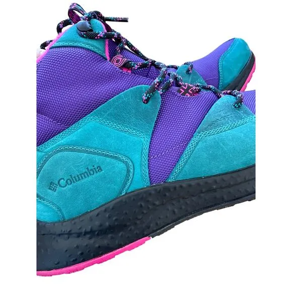 Columbia - Men's SH/FT Out Dry Boots in Purple Pink &amp; Blue